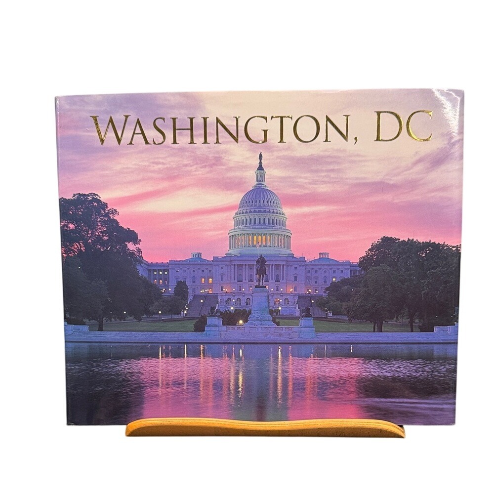 Washington, DC Book with Pink and Gold Cover
